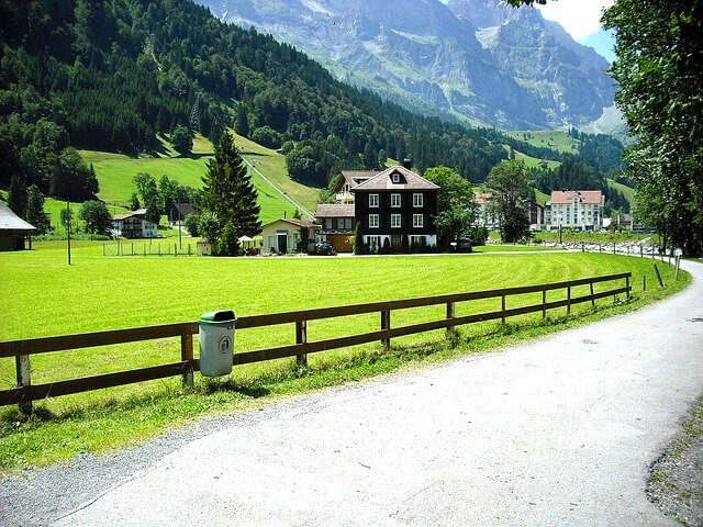 Villaggio remoto della Svizzera