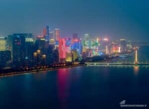 Hangzhou, importante centro industriale della Cina